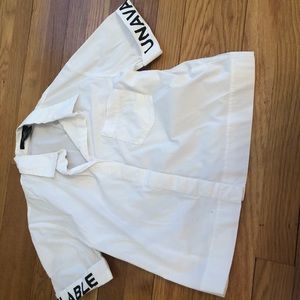 White “ Unavailable” top